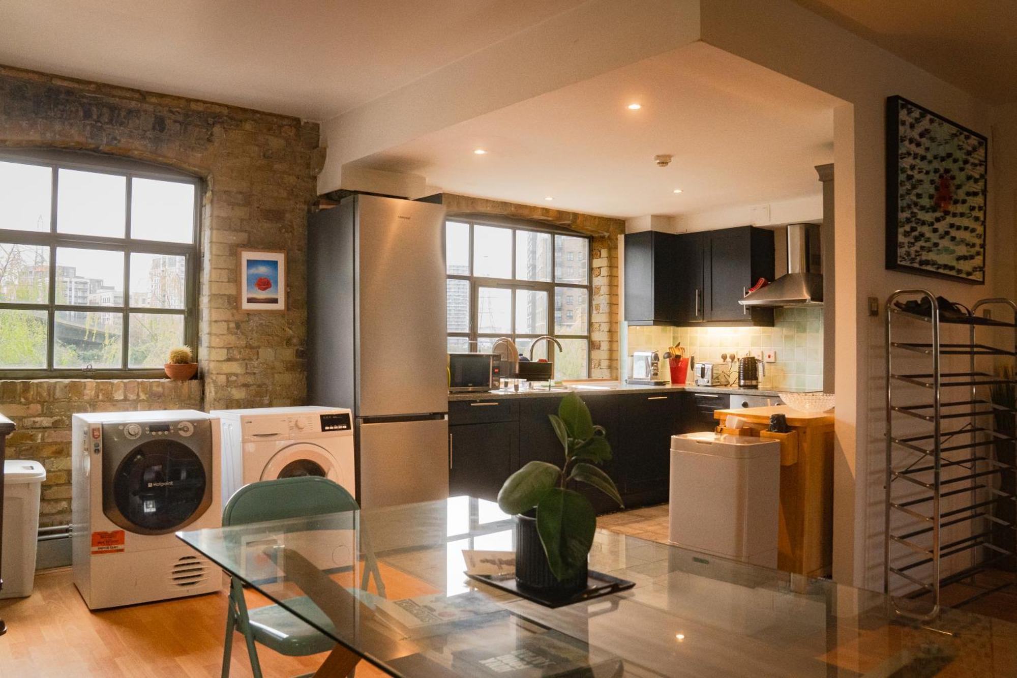 Loft Style Apartment Near O2, Abba Voyage, Excel London Exteriör bild